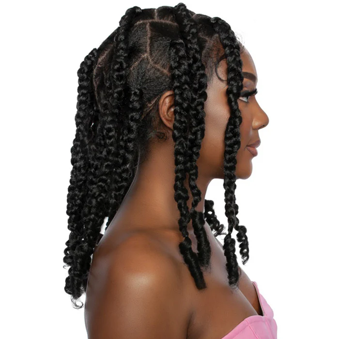 Mane Red Carpet Hand-Tied HD Pre-Styles Braided Full Lace Wig - RCFB202-GUAVA ISLAND BRAID - Image 4