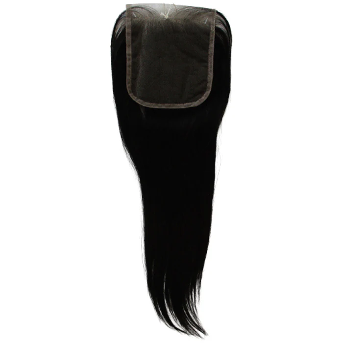Mayde Beauty 100% Hand Tied 4x4 Lace Closure - STRAIGHT 12" - Image 2