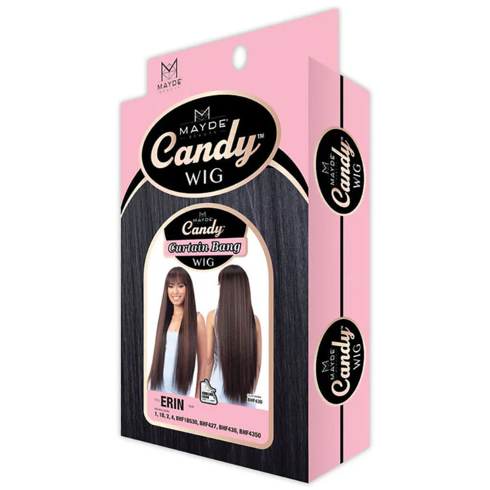 Mayde Beauty Candy Curtain Bang Synthetic Full Wig - ERIN - Image 11