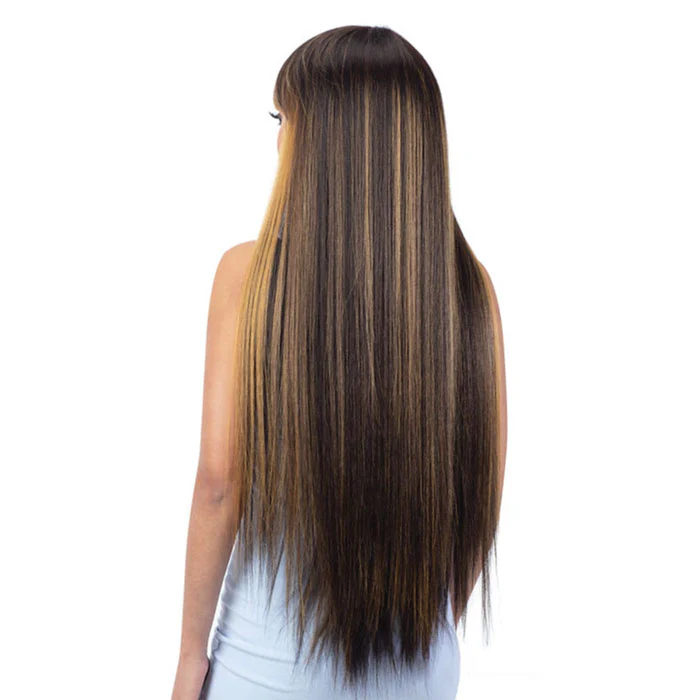 Mayde Beauty Candy Curtain Bang Synthetic Full Wig - ERIN - Image 7