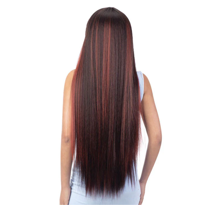 Mayde Beauty Candy Curtain Bang Synthetic Full Wig - ERIN - Image 9