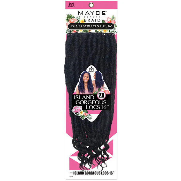 Mayde Beauty Crochet Braid - 2X ISLAND GODDESS LOCS 16" - Image 4