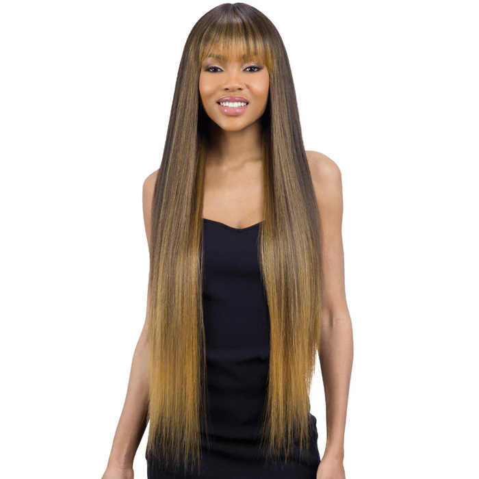 Mayde Beauty Free Part Axis Sleek Touch Full Wig - SLEEK CHINA BANG