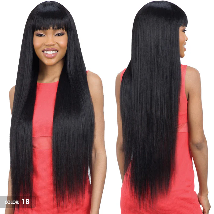 Mayde Beauty Free Part Axis Sleek Touch Full Wig - SLEEK CHINA BANG - Image 3