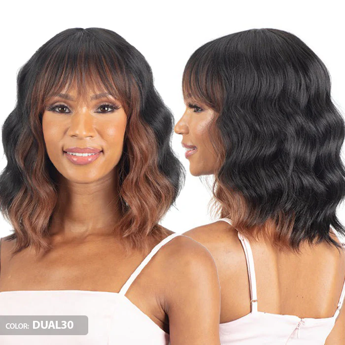 Mayde Beauty Mocha 100% Human Hair Blend Wig - DELIGHT - Image 3