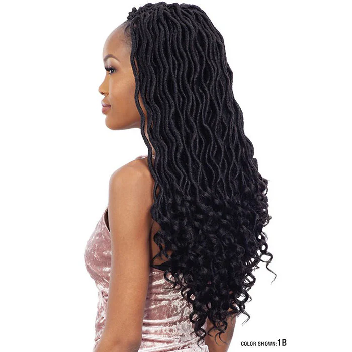 Mayde Beauty Pre-Looped Crochet Braid - 36 WAVY GODDESS LOCS 18" - Image 2