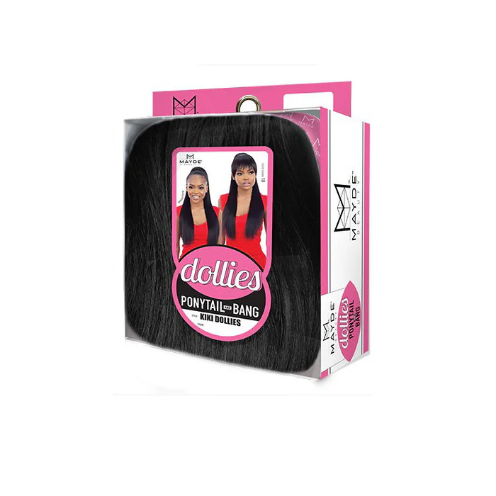 Mayde Beauty Dollies Drawstring Ponytail and Bang - KIKI DOLLIES - Image 6