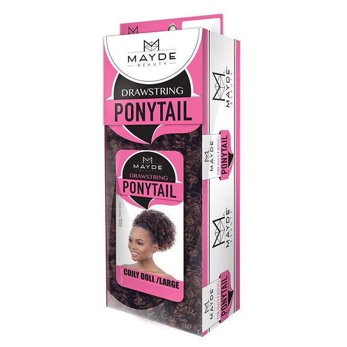 Mayde Beauty Drawstring Ponytail - COILY DOLL LARGE - Image 3
