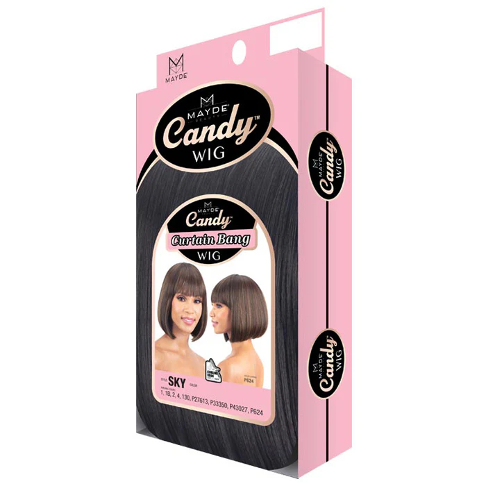 Mayde Candy Curtain Bang Full Wig - SKY - Image 5