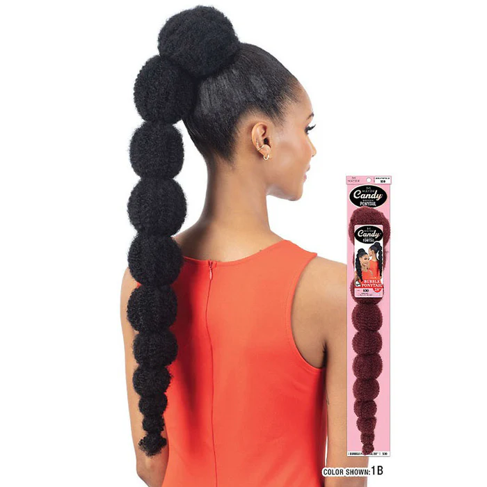 Mayde Candy Drawstring Ponytail - BUBBLE PONYTAIL 28" - Image 2