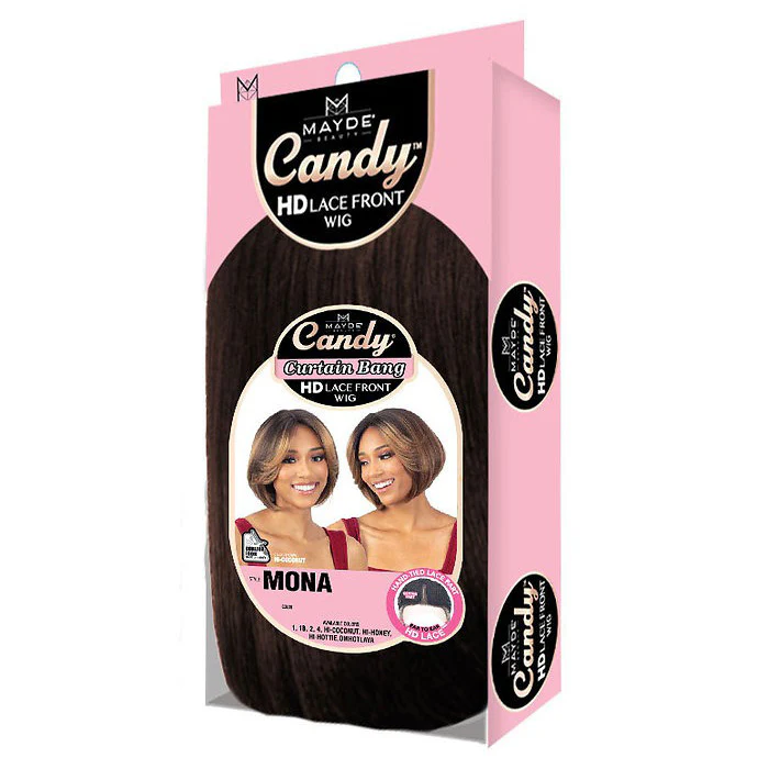 Mayde Candy Curtain Bang HD Lace Front Wig - MONA - Image 7