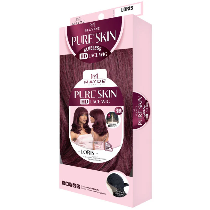 Mayde Pure Skin Glueless HD 5" Deep Lace Part Wig - LORIS - Image 4