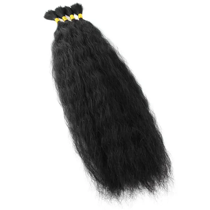 Milky Way 100% Human Hair Braids Wet & Wavy - SUPER BULK 14/16/18" - Image 3