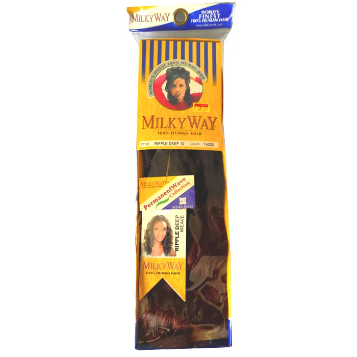 Milky Way 100% Human Hair Weave - RIPPLE DEEP 8/10/12" - Image 3