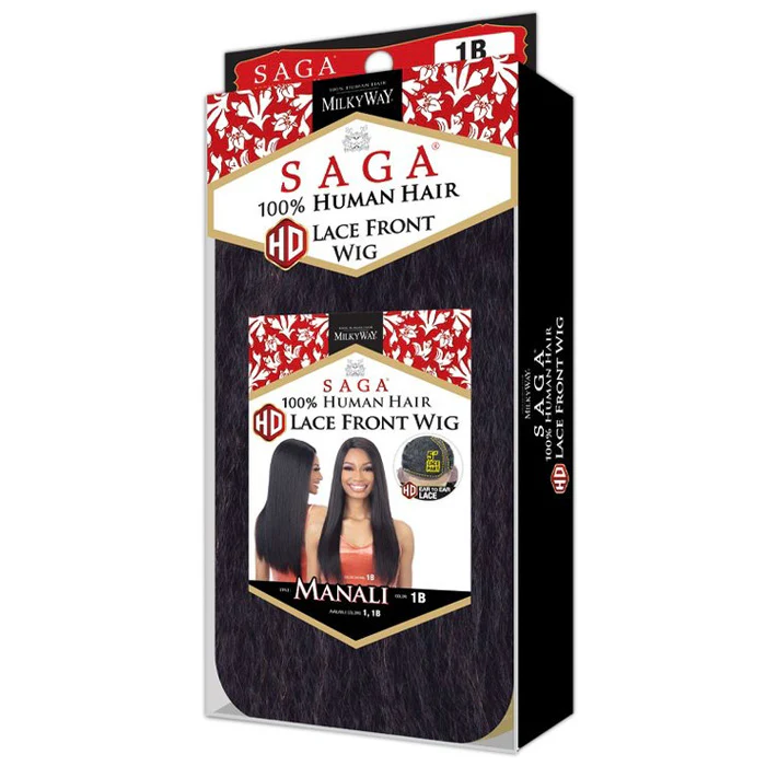 Shake N Go Milky Way Saga 100% Human Hair HD Lace Front Wig - MANALI - Image 3
