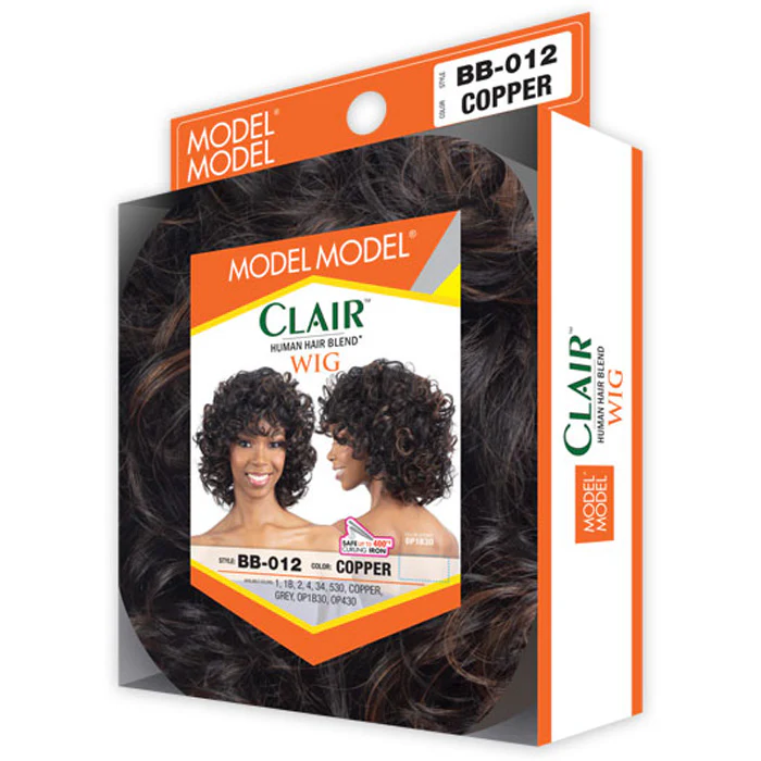 Model Model Clair Human Hair Blend Full Wig - BB-012 - Image 5