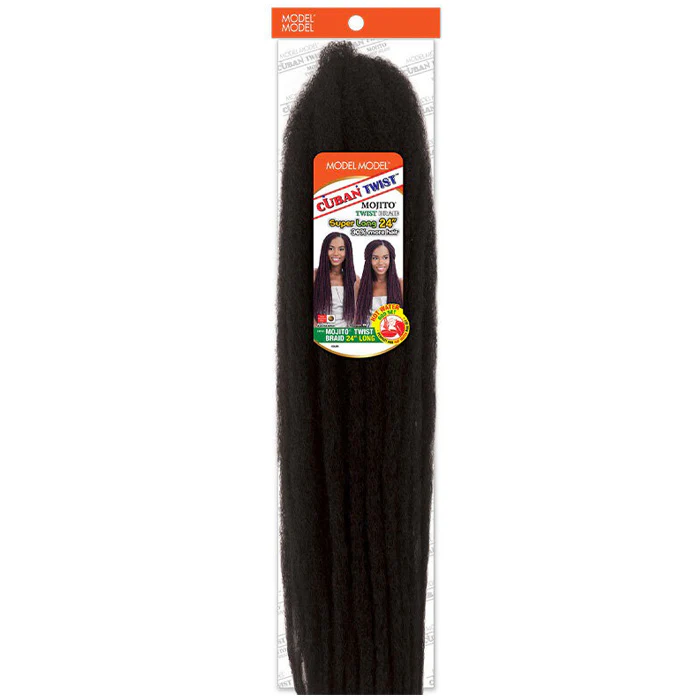 Model Model Cuban Twist Crochet Braids - MOJITO TWIST BRAID 16/24" - Image 8