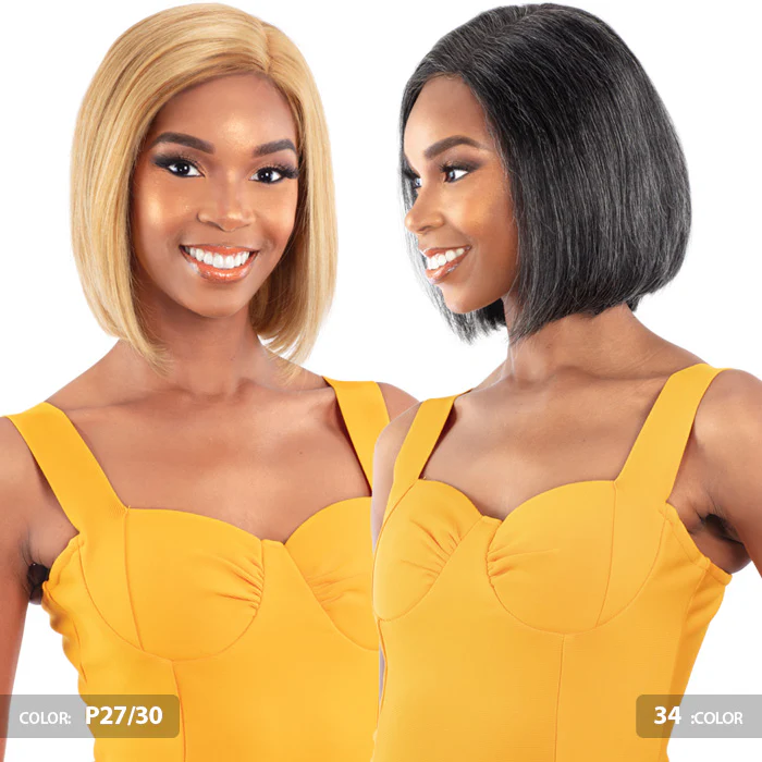 Model Model Dream Weaver 100% Human Hair Glueless 5" HD Lace Part Wig - STRAIGHT BOB 10" - Image 2