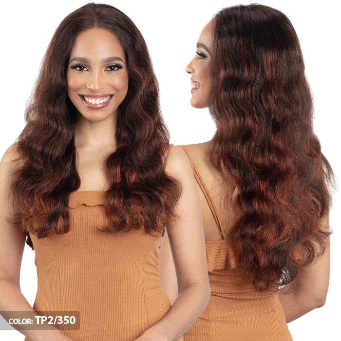 Model Model Dream Weaver Glueless 100% Human Hair HD 13x6 Lace Frontal Wig - BODY 24" - Image 4