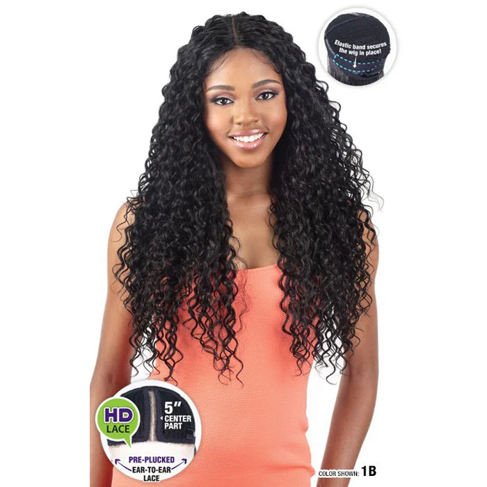 Model Model Gardenia 5" Deep Part HD Lace Wig - PEONY - Image 3