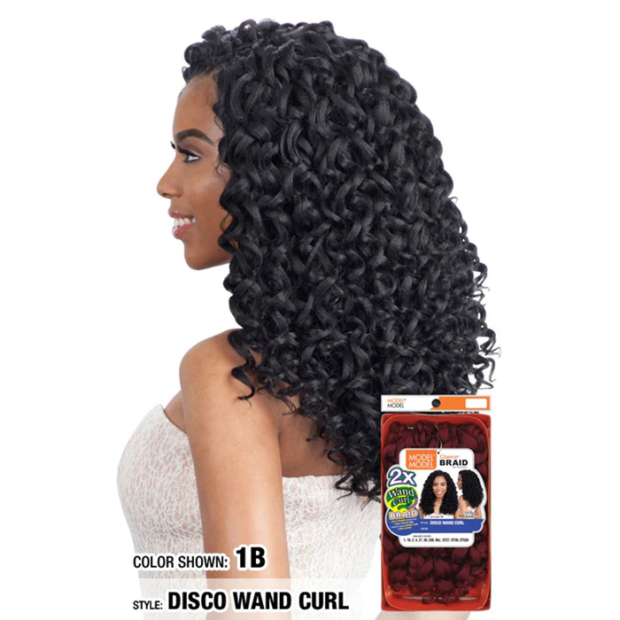 Model Model Glance Crochet Braid - 2X DISCO WAND CURL - Image 2