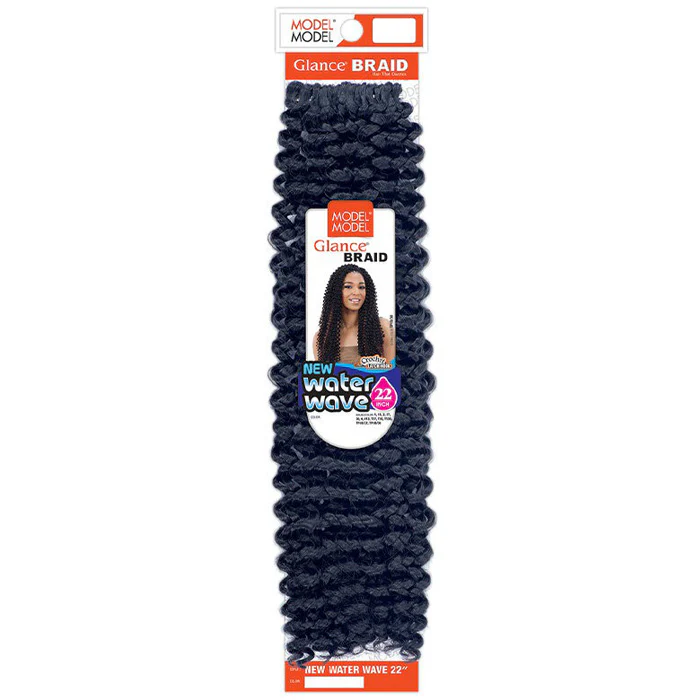 Model Model Glance Crochet Braid - NEW WATER WAVE 22" - Image 3