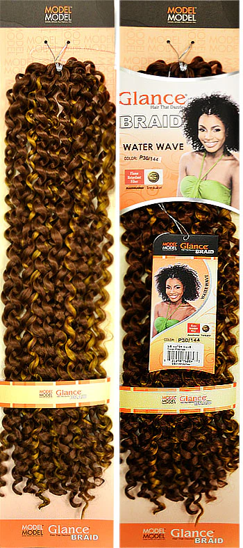 Model Model Glance Crochet Braid - WATER WAVE - Image 3