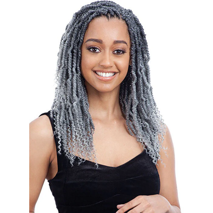Model Model Glance Pre-Looped Crochet Braid - 2X BOMB TWIST 14" - Image 2