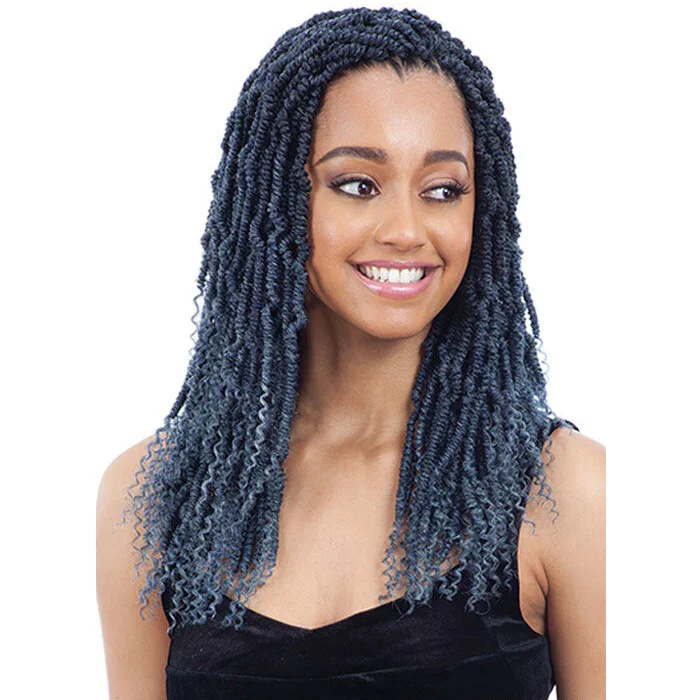 Model Model Glance Pre-Looped Crochet Braid - 2X BOMB TWIST 14" - Image 4