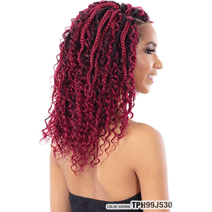 Model Model Glance Pre-Looped Crochet Braid - 2X RIVER BRAID 12" - Image 2