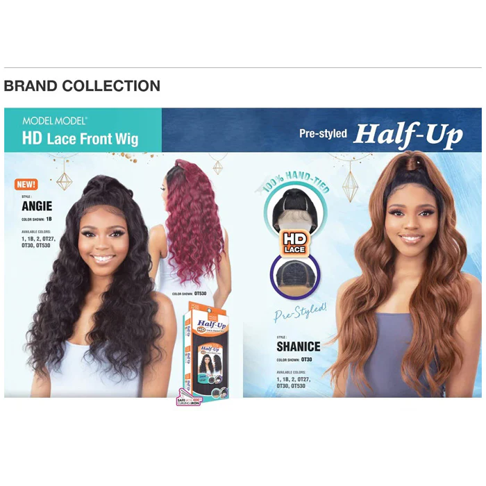 Model Model HD Lace Front Half-Up Wig - ANGIE - Image 4