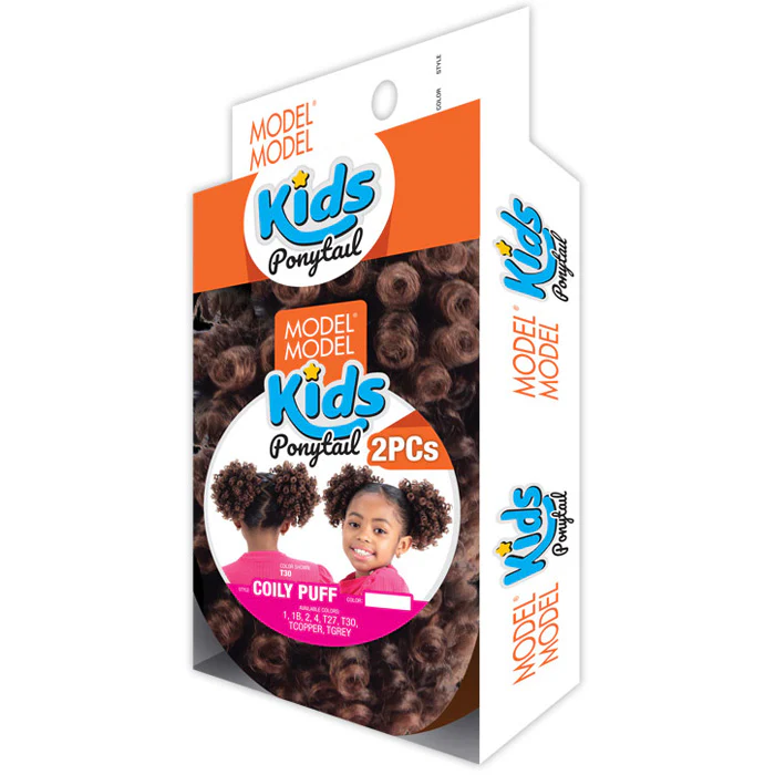 Model Model Kids Ponytail Curly 2PCS - COILY PUFF - Image 4