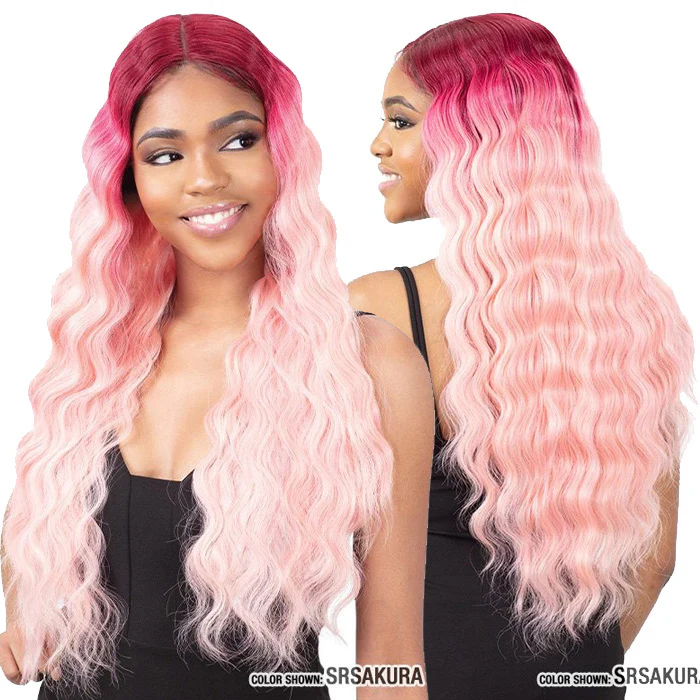 Model Model Lace to Lace 5" Deep Part Lace Front Wig - TRIPLE BARREL CURL 020 - Image 2