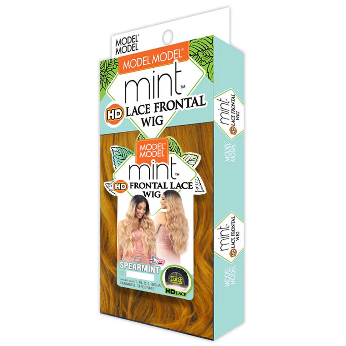 Model Model Mint 13x4 HD Lace Front Wig - SPEARMINT - Image 6
