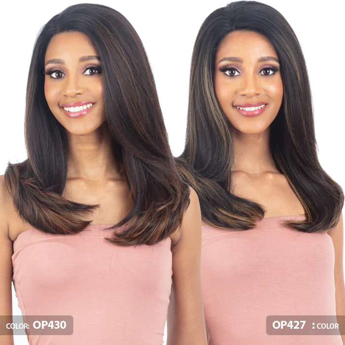 Model Model Miss Divine Glueless Human Hair Blend HD Lace Front Wig - THEA - Image 2