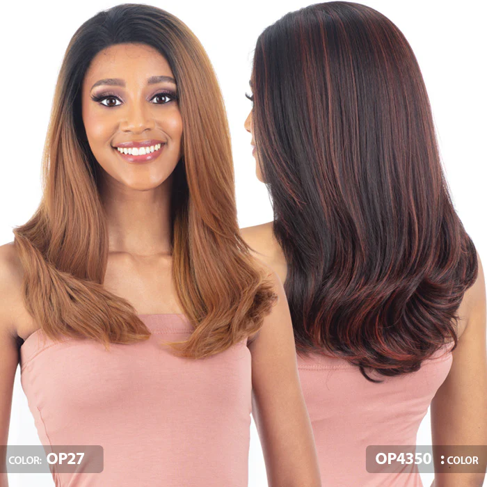 Model Model Miss Divine Glueless Human Hair Blend HD Lace Front Wig - THEA - Image 3