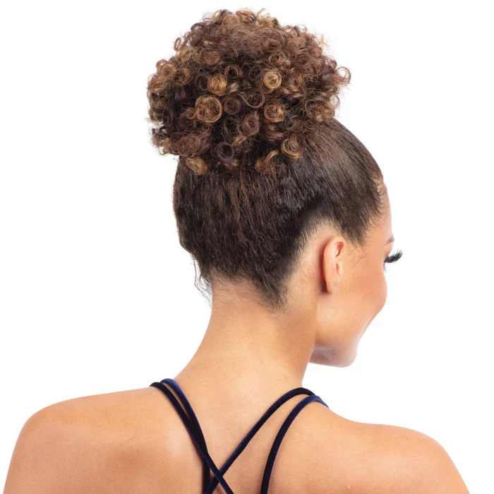Model Model Miss Divine Human Hair Blend Drawstring Ponytail - RETRO - Image 2