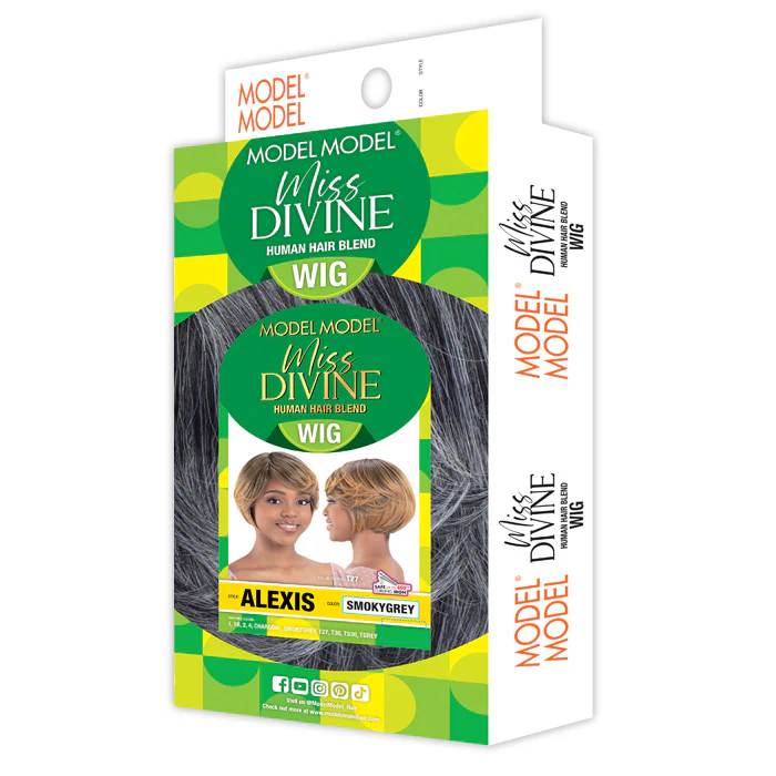 Model Model Miss Divine Human Hair Blend Full Wig - ALEXIS - Image 6
