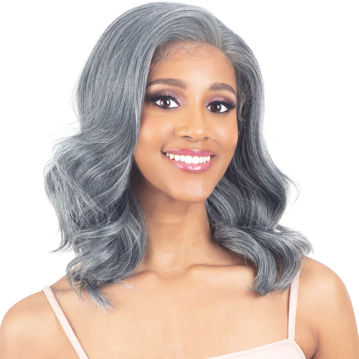 Model Model Miss Divine Glueless Human Hair Blend HD Lace Front Wig - GIA - Ear to Ear Lace - Image 2
