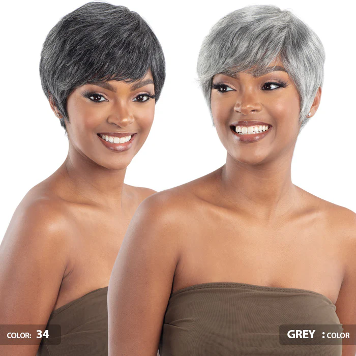 Model Model Nude Premium Brazilian Natural 100% Human Hair Full Wig - ROMINA - Image 3