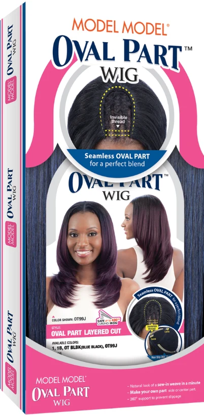 Model Model Oval Part Wig LAYERED CUT - Image 3