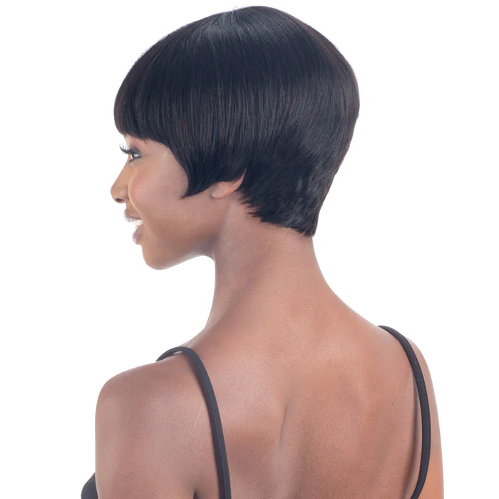Model Model Premium Nude Brazilian Natural 100% Human Hair Full Wig - BREE - Image 4