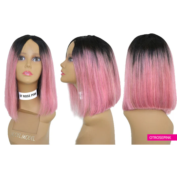 Model Model Remy Dreamweaver 100% Human Hair Weave - DREAM WEAVER YAKY 10" OMBRE TWO TONE - Image 3