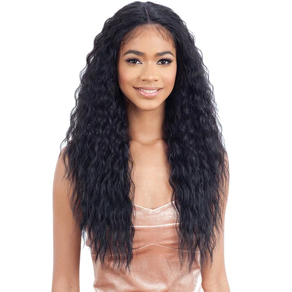 Model Model Synthetic EOP Lace Front Wig - EDGES ON POINT 703 - Image 5