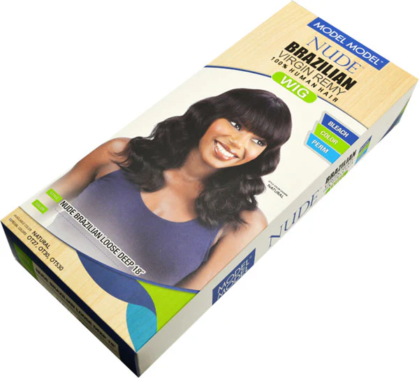 Model Model NUDE BRAZILIAN VIRGIN REMY 100% HH Wig LOOSE DEEP 20 - Image 5