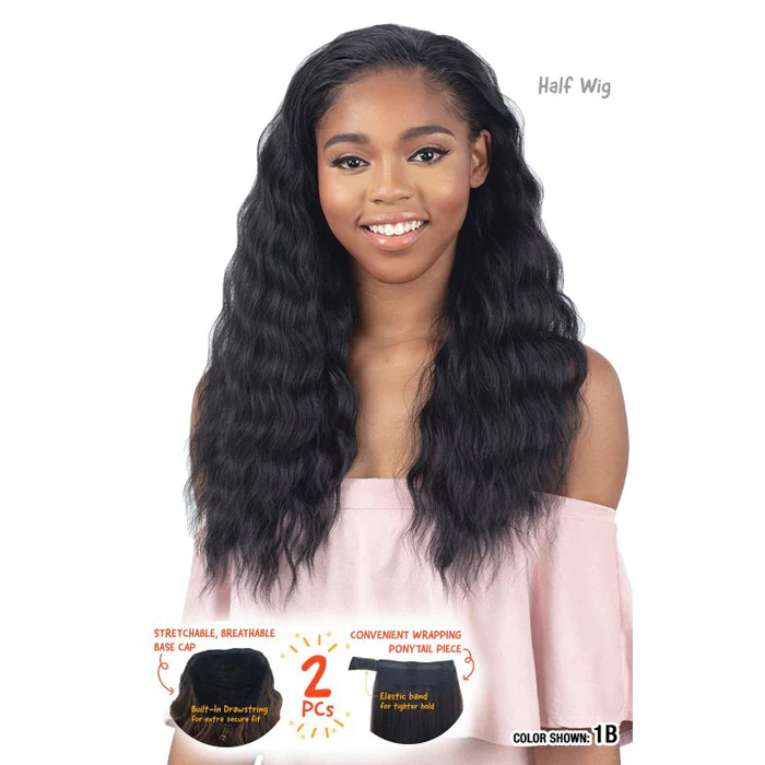 ModelModel Synthetic Ponytail & Half Wig 2pcs - BE DAZZLE'D - Image 4