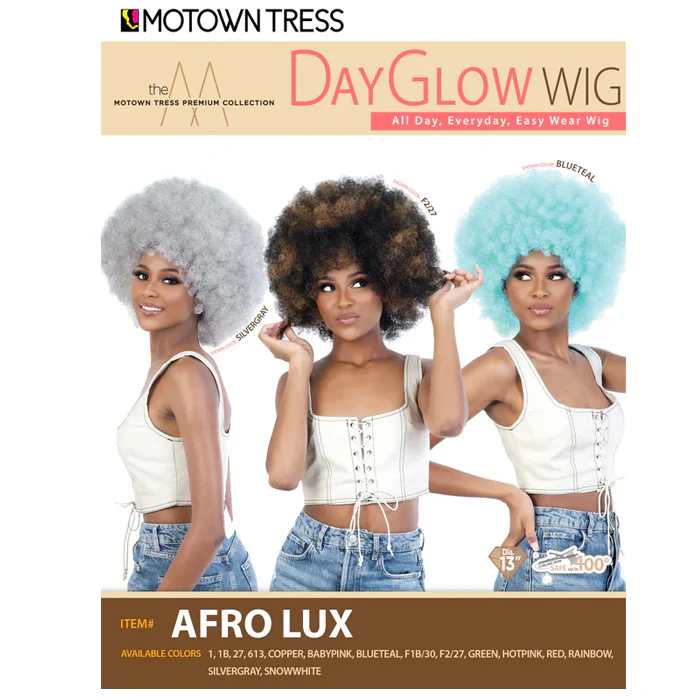 Motown Tress Day Glow Full Wig - AFRO LUX - Image 4