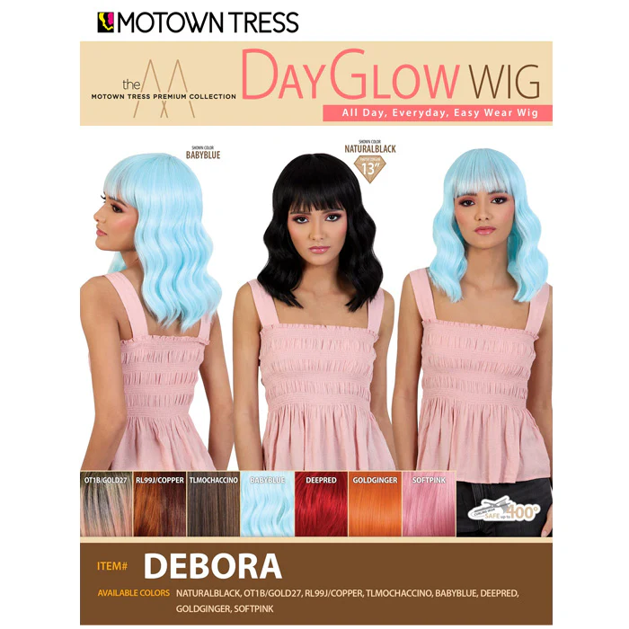 Motown Tress Day Glow Full Wig - DEBORA - Image 5