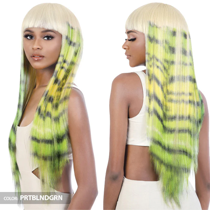 Motown Tress Day Glow Print Wig Full Wig - OL30-CHEETAH 30" - Image 3