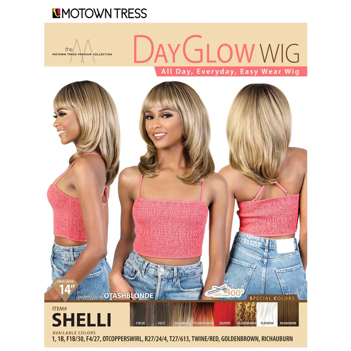 Motown Tress Day Glow Full Wig - SHELLI - Image 5